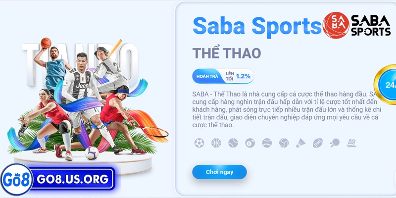 Sảnh thể thao SABA Sport tại Go8
